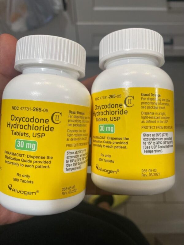 Oxycodone Hydrochloride Alvogen 30mg - Image 2